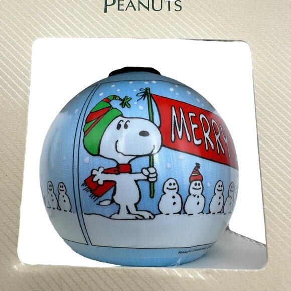 Hallmark Keepsake Ornament  Peanuts Snoopy Merry Christmas 1984 Collectible - Picture 1 of 10